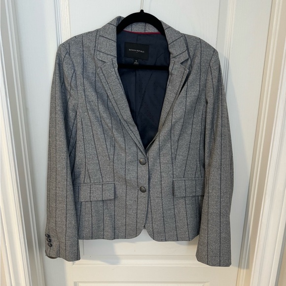 Women’s blazer - grey banana republic size 12 - Picture 1 of 2